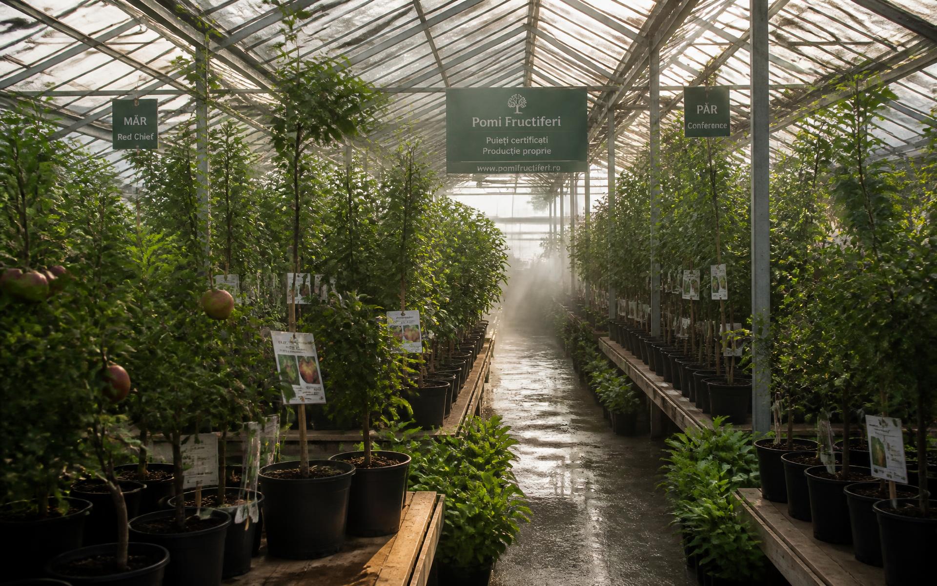 Pepinieră cu plante sănătoase